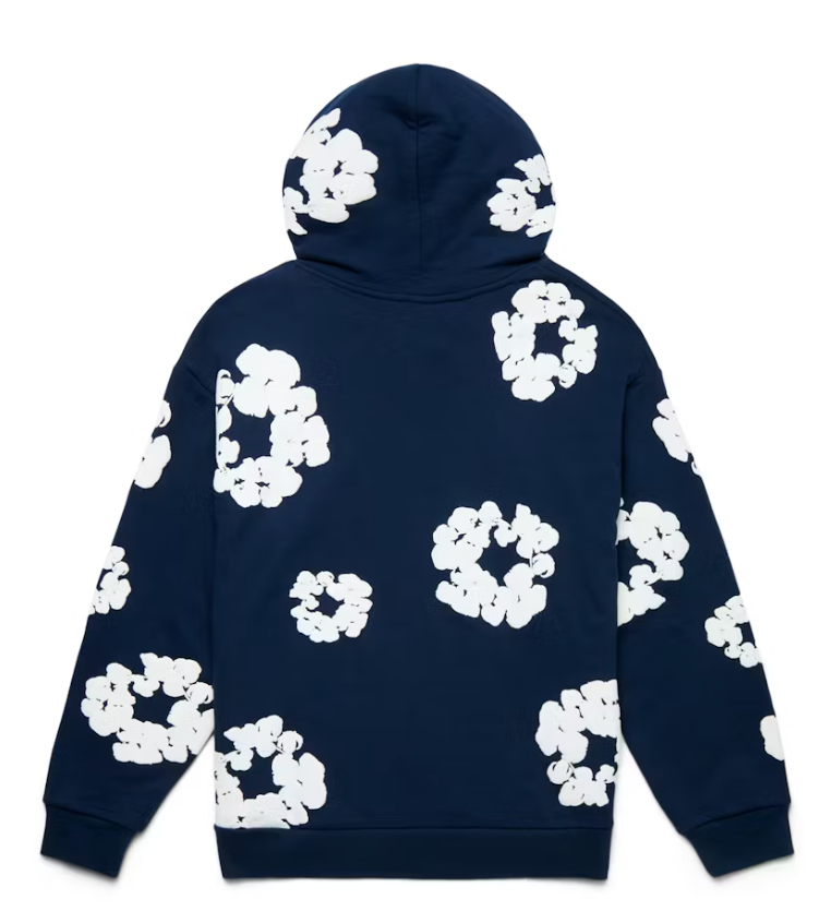 Denim Tears The Cotton Wreath Hoodie Navy