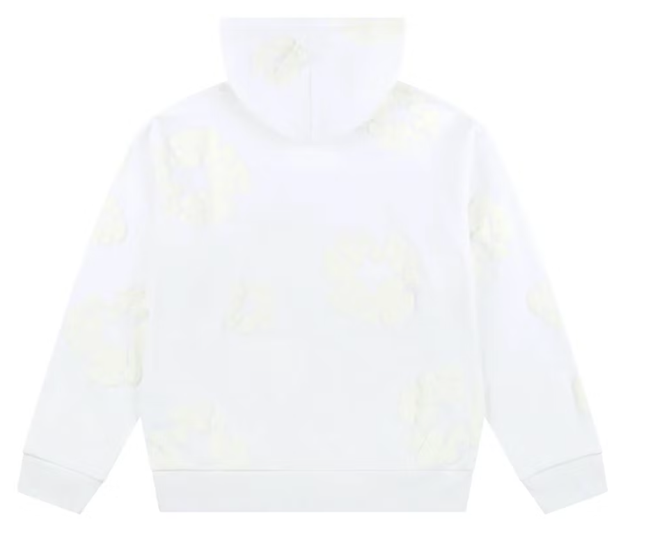 Denim Tears Mono Cotton Wreath Hoodie White