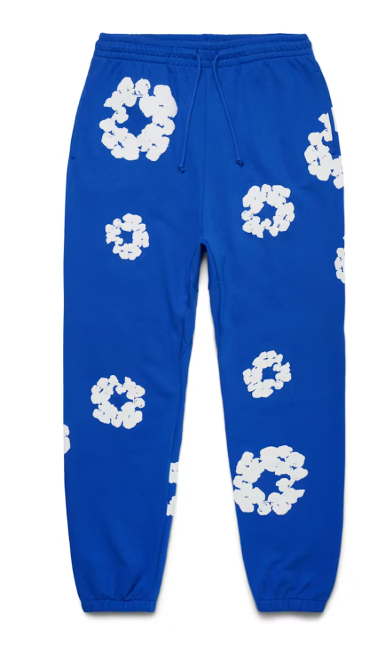 Denim Tears The Cotton Wreath Sweatpants Royal Blue