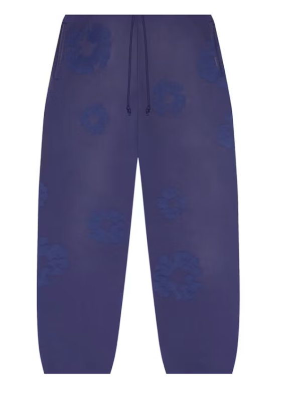 Denim Tears Mono Cotton Wreath Sweatpants Washed Blue