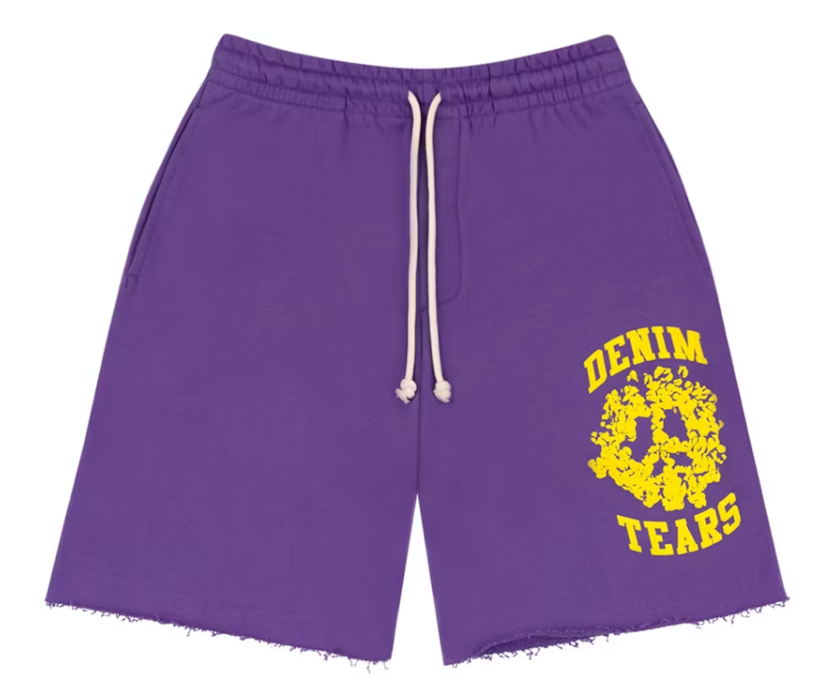 Denim Tears Denim University Sweat Shorts Purple
