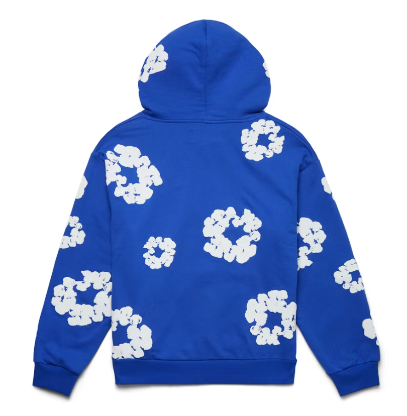 Denim Tears The Cotton Wreath Hoodie Royal Blue