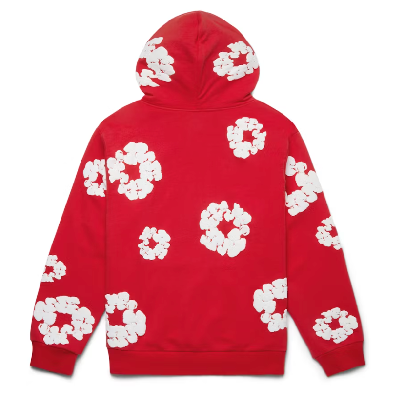 Denim Tears The Cotton Wreath Hoodie Red