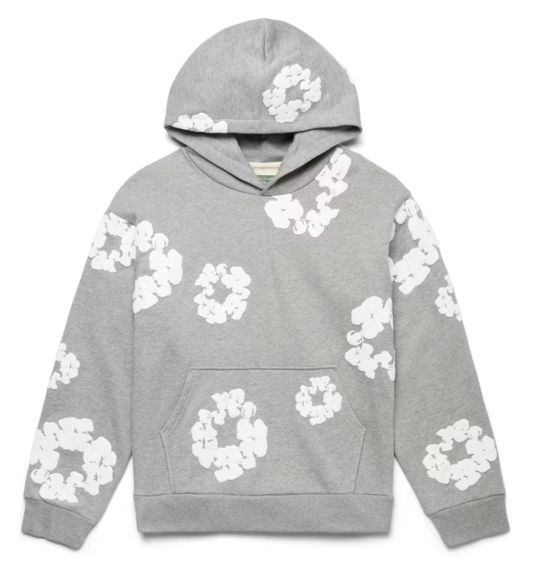 Denim Tears The Cotton Wreath Hoodie Grey