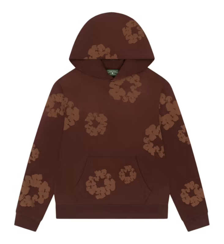 Denim Tears Mono Cotton Wreath Hoodie Brown