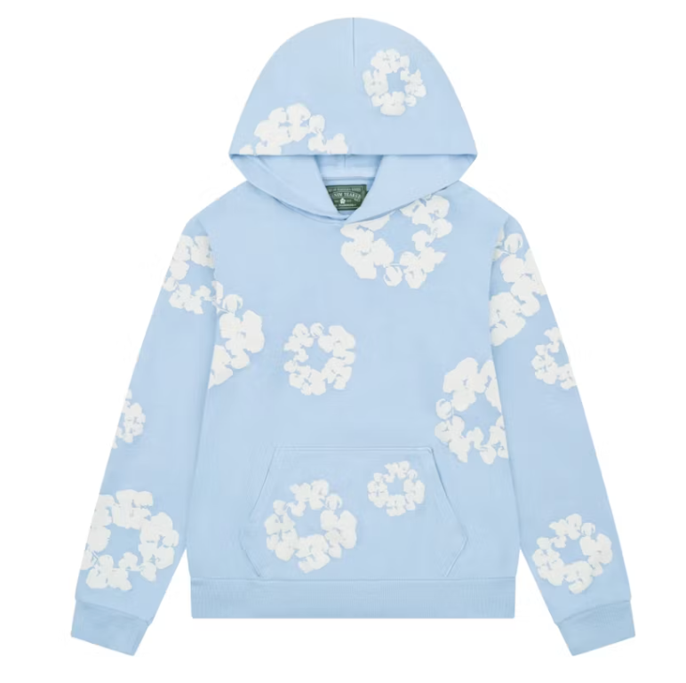 Denim Tears The Cotton Wreath Hoodie Powder Blue