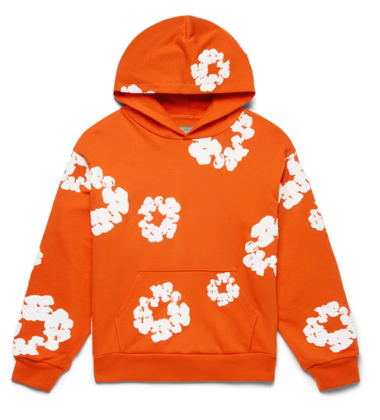 Denim Tears The Cotton Wreath Hoodie Orange
