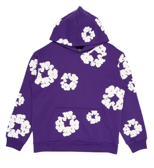Denim Tears The Cotton Wreath Hoodie Purple