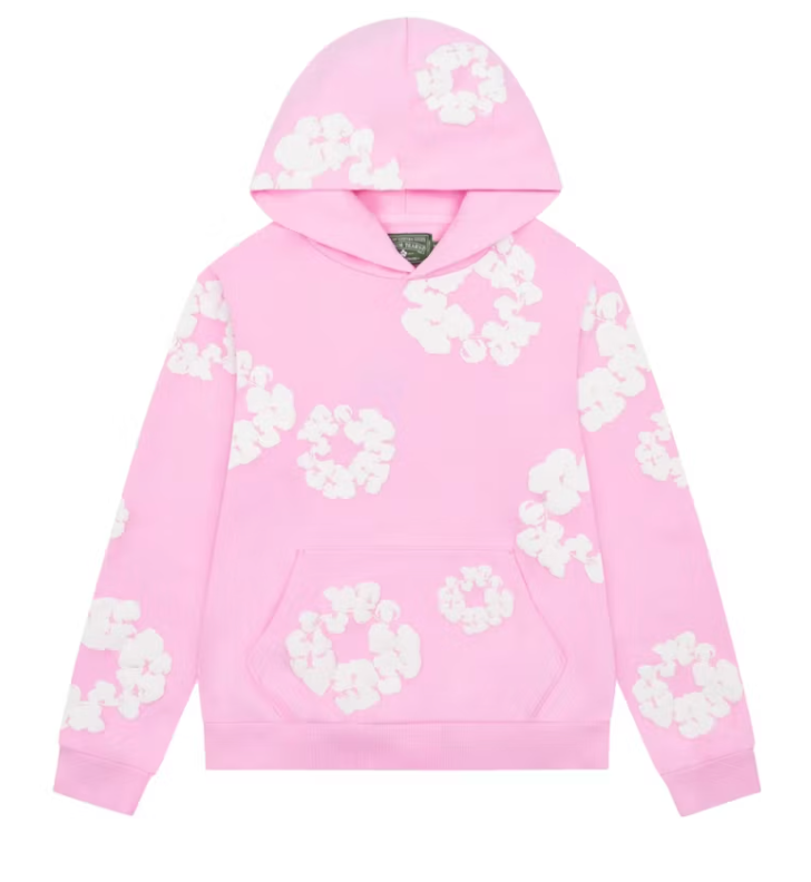 Denim Tears The Cotton Wreath Hoodie Powder Pink