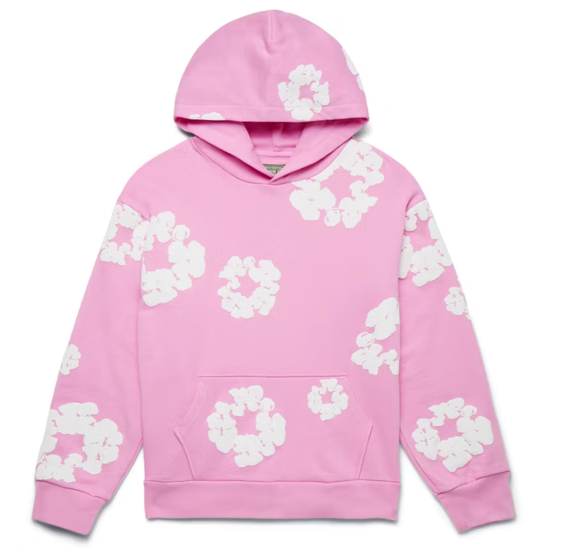 Denim Tears The Cotton Wreath Hoodie Pink