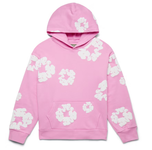 Denim Tears The Cotton Wreath Hoodie Pink