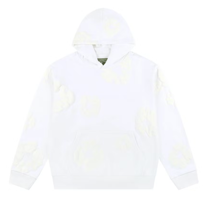 Denim Tears Mono Cotton Wreath Hoodie White
