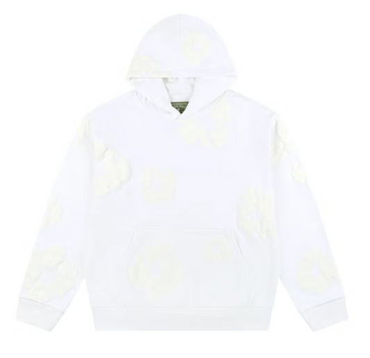 Denim Tears Mono Cotton Wreath Hoodie White