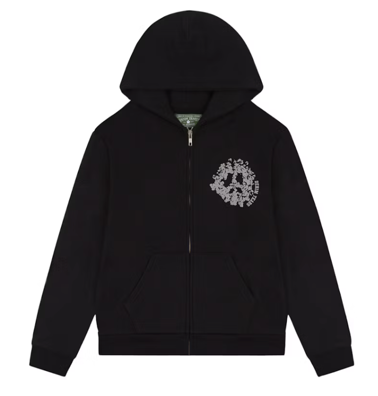 Denim Tears Denim University Zip Hoodie (SS24) Black