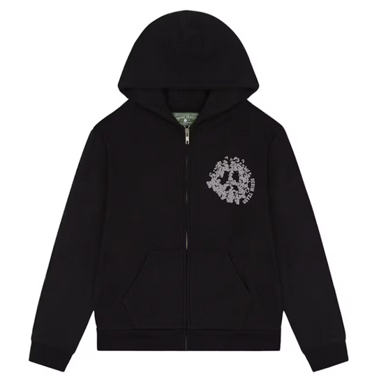 Denim Tears Denim University Zip Hoodie (SS24) Black