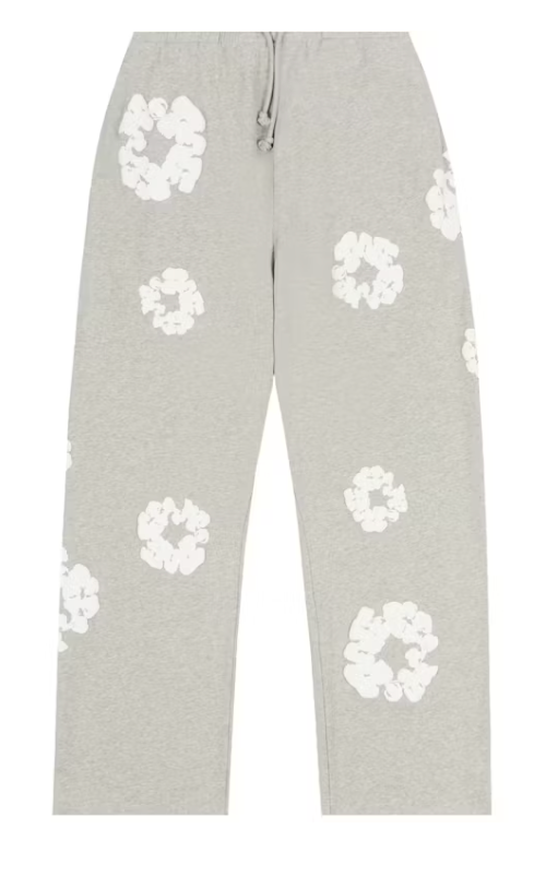 Denim Tears Cotton Wreath Baggy Sweatpants Grey
