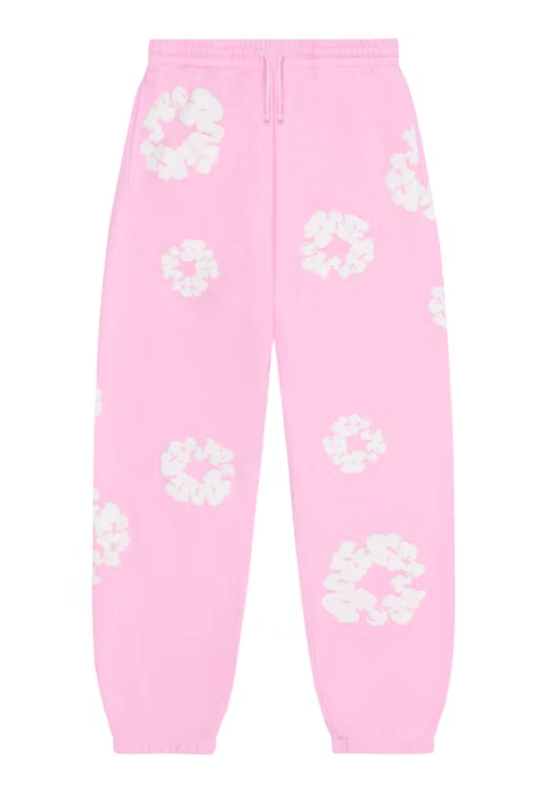 Denim Tears The Cotton Wreath Sweatpants Powder Pink