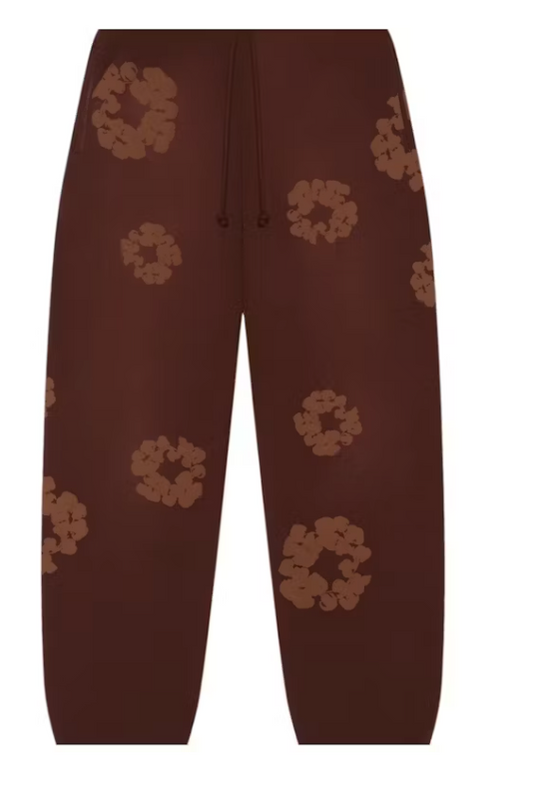 Denim Tears Mono Cotton Wreath Sweatpants Brown
