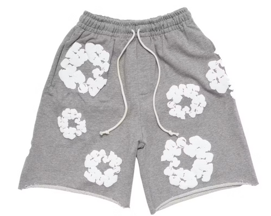 Denim Tears The Cotton Wreath Shorts Grey