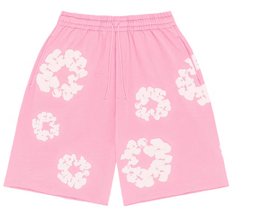 Denim Tears The Cotton Wreath Shorts Pink