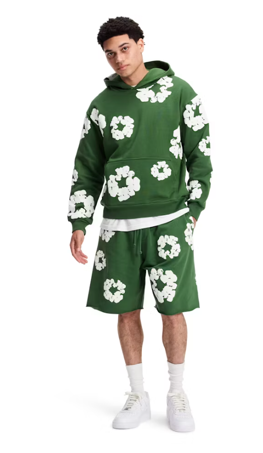 Denim Tears The Cotton Wreath Shorts Green