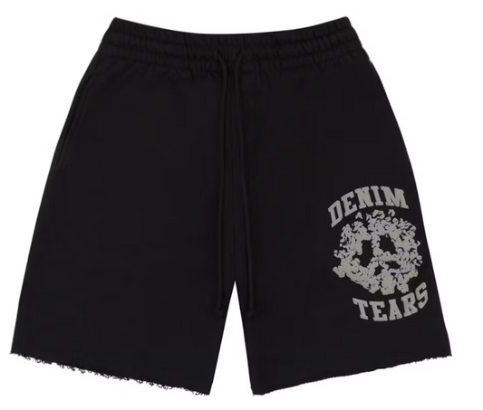 Denim Tears Denim University Sweat Shorts Black